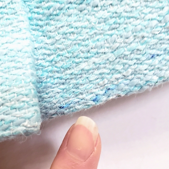 Nwot Talbots Bethany Aqua Oasis Tweed Shea… - Picture 13 of 15